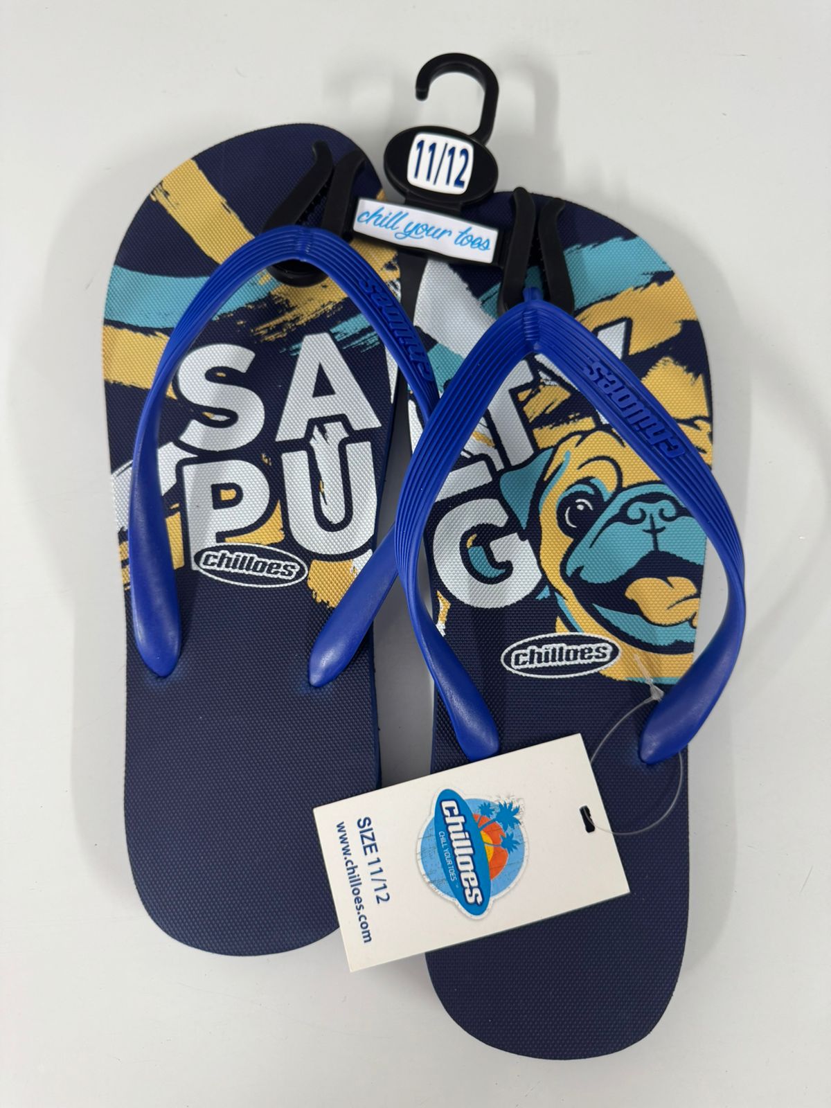 Salty Pug Chilloes Flip Flops