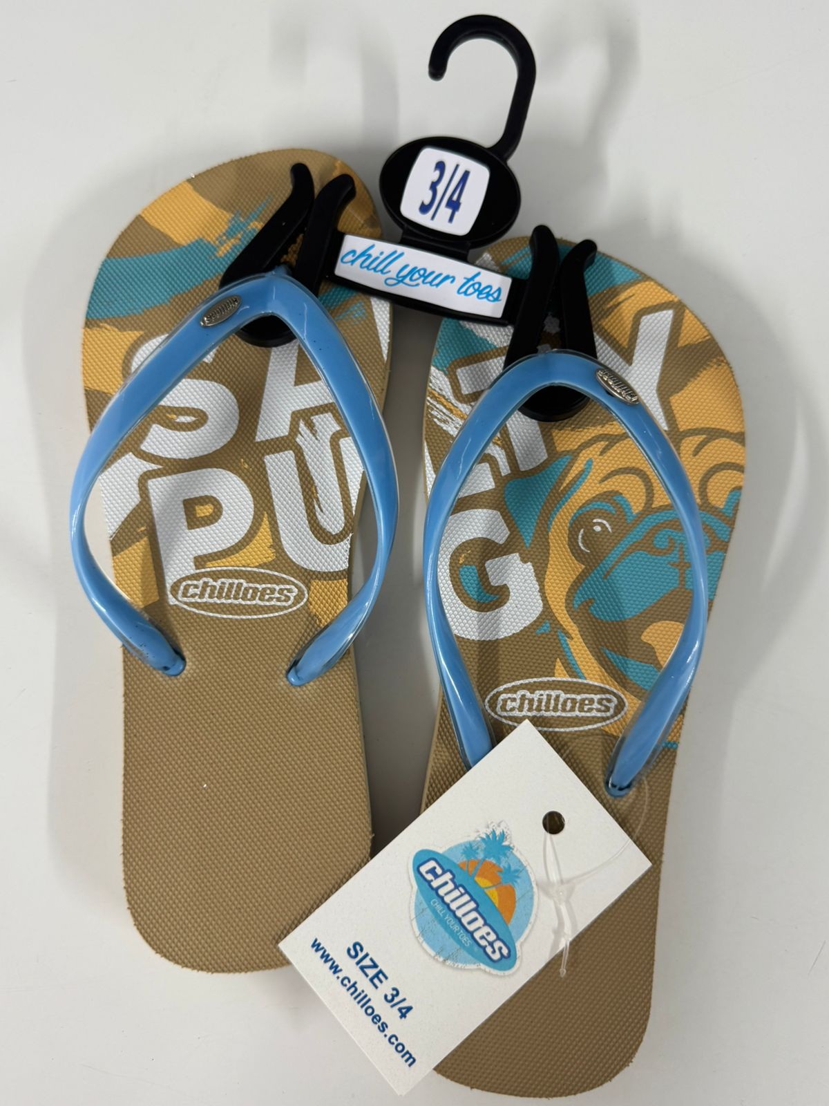 Salty Pug Chilloes Flip Flops