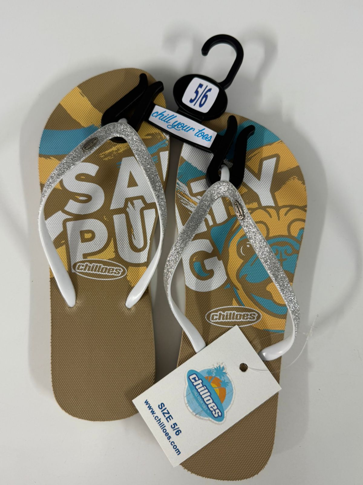 Salty Pug Chilloes Flip Flops