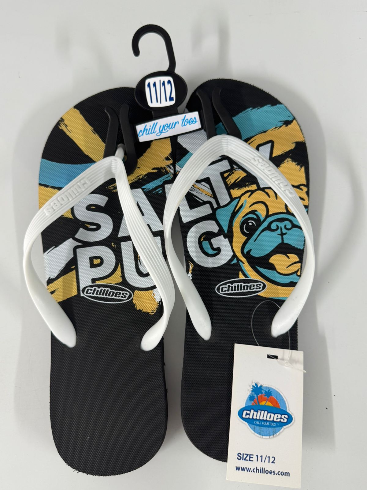 Salty Pug Chilloes Flip Flops