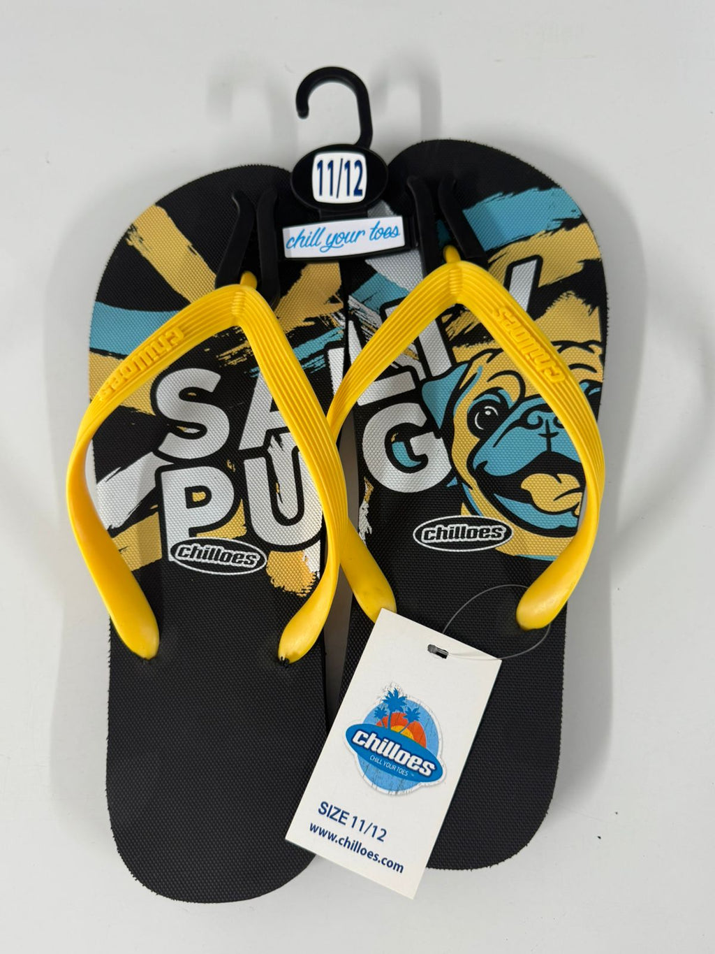 Salty Pug Chilloes Flip Flops