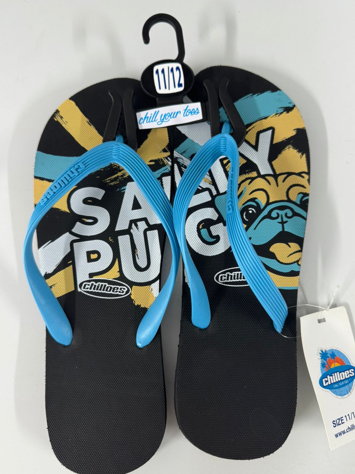 Salty Pug Chilloes Flip Flops