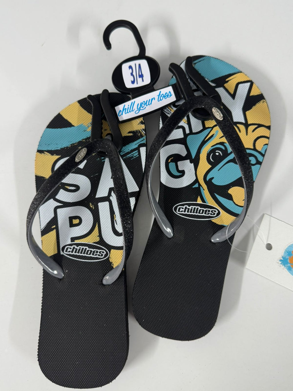 Salty Pug Chilloes Flip Flops