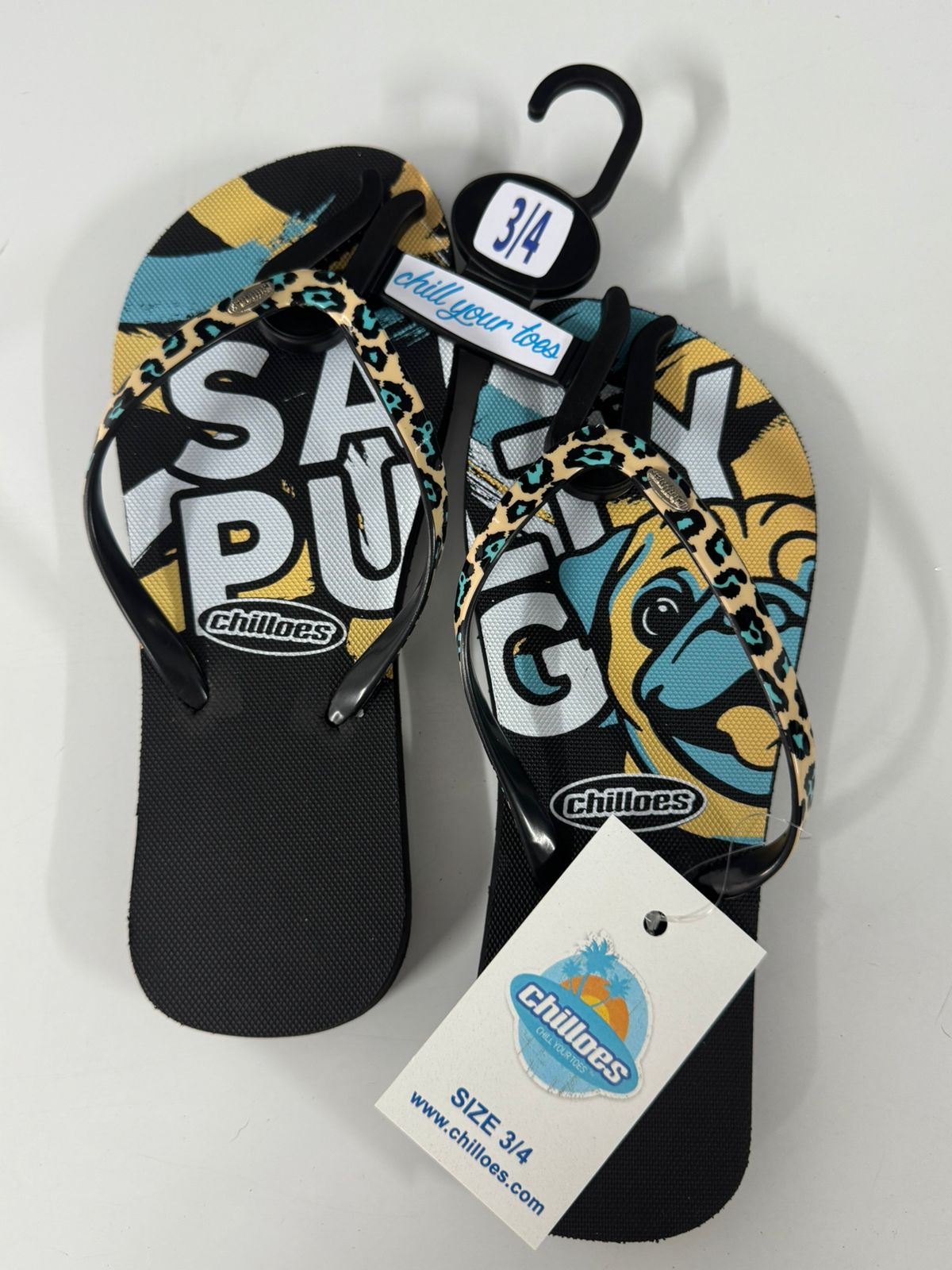 Salty Pug Chilloes Flip Flops