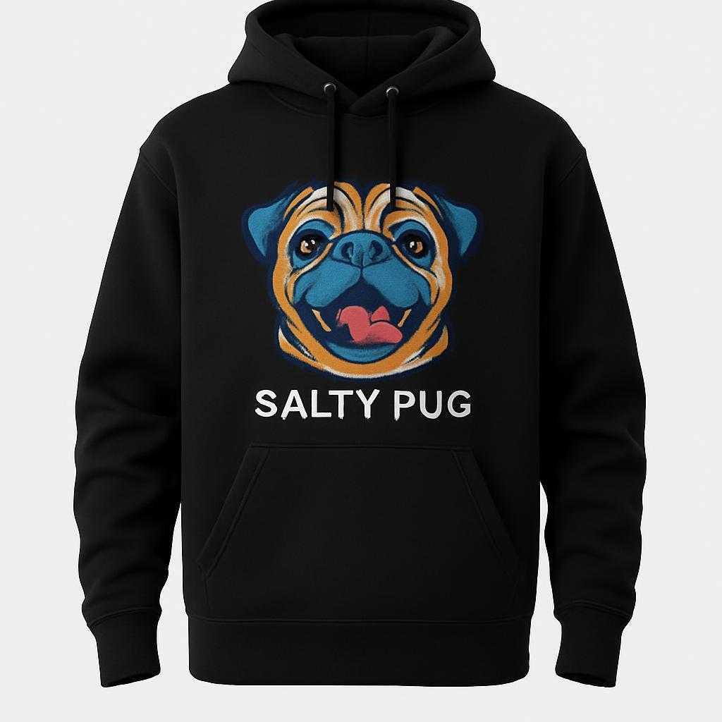 Salty Pug Hoodies